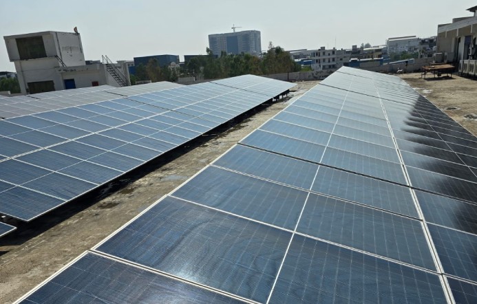 Industrial Solar Project Setup